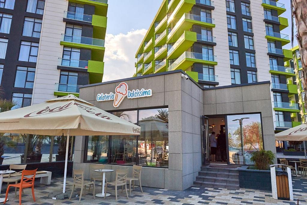 Sea Love Apt Spa N Pools Beach Resort Năvodari Eksteriør bilde