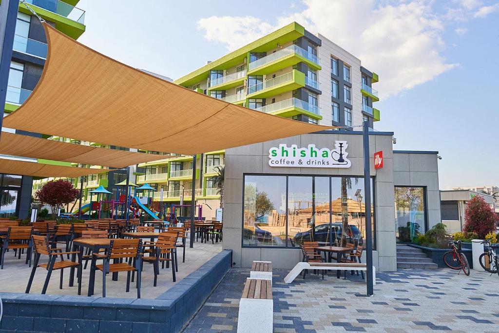 Sea Love Apt Spa N Pools Beach Resort Năvodari Eksteriør bilde